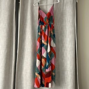 Multi colored geometric sundress